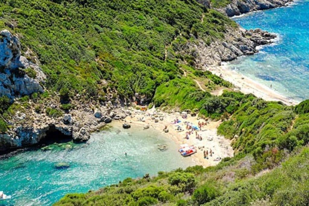 Nephiria'S Cozy Apt In Kerkira! Leilighet Corfu  Eksteriør bilde